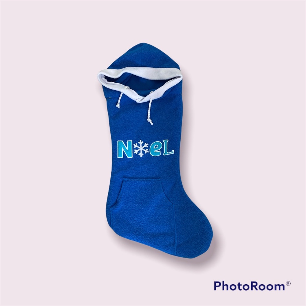 Noel “Hoodie” Stocking approx. 15 inches